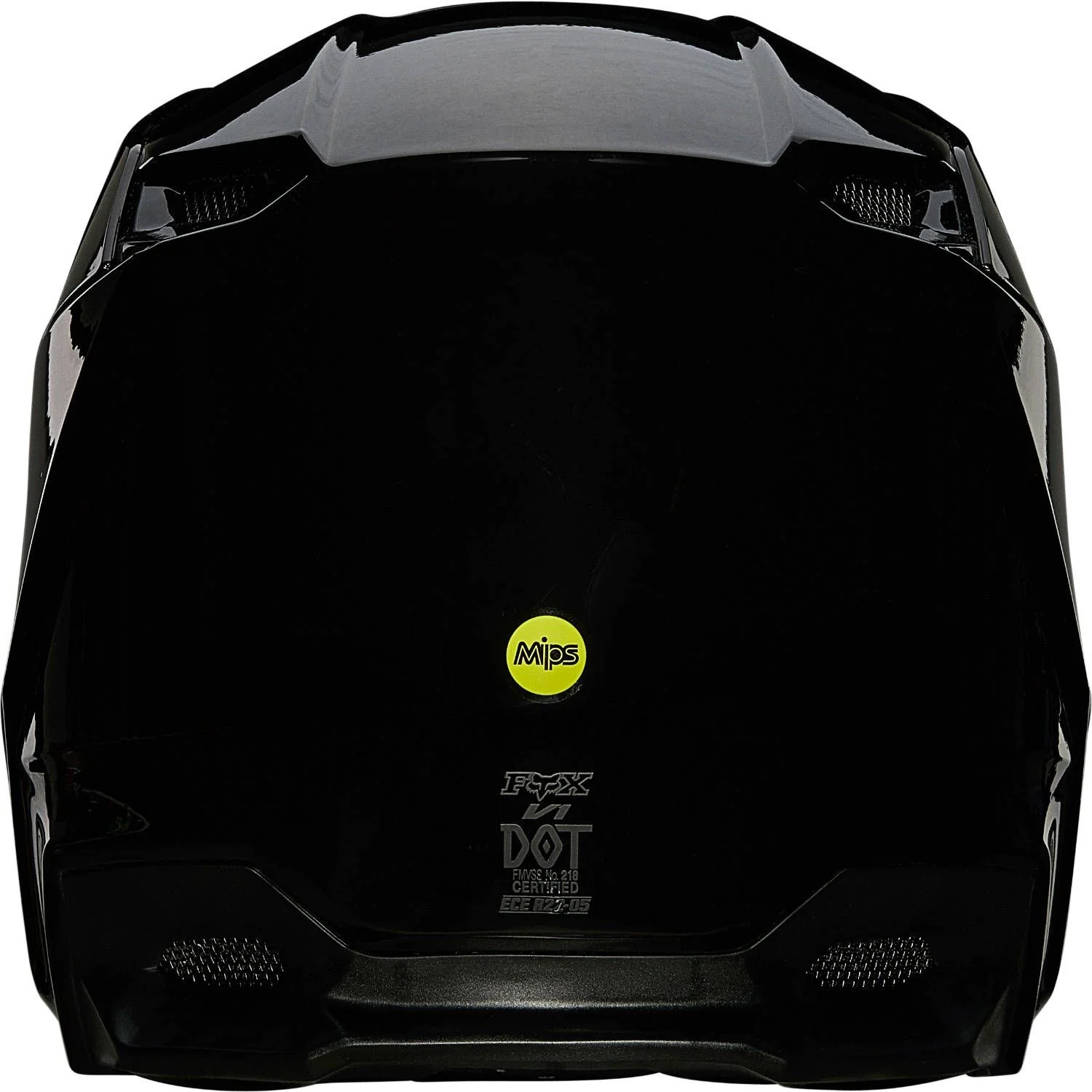 Fox V1 Plaic Helmet Black - Image 4