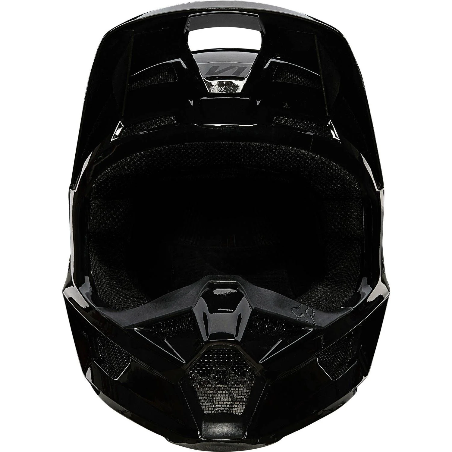 Fox V1 Plaic Helmet Black - Image 5